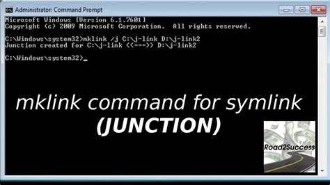 mklink /j command example